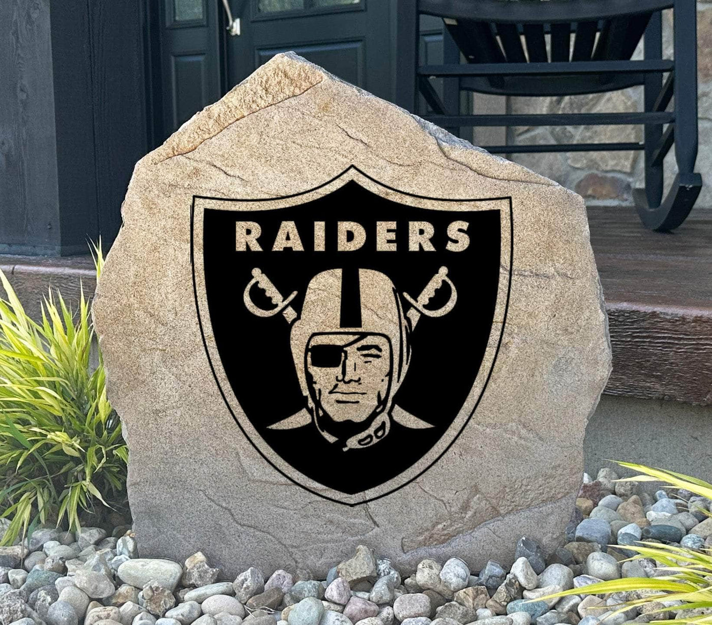 Las Vegas Raiders Logo Stone