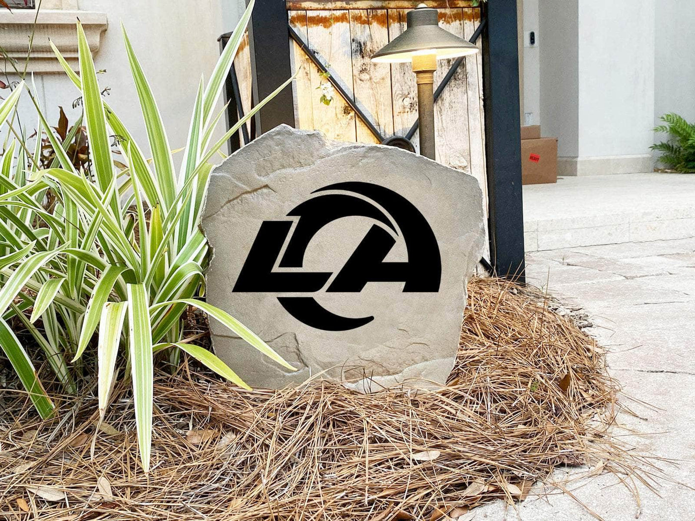 Los Angeles Rams Logo Stone