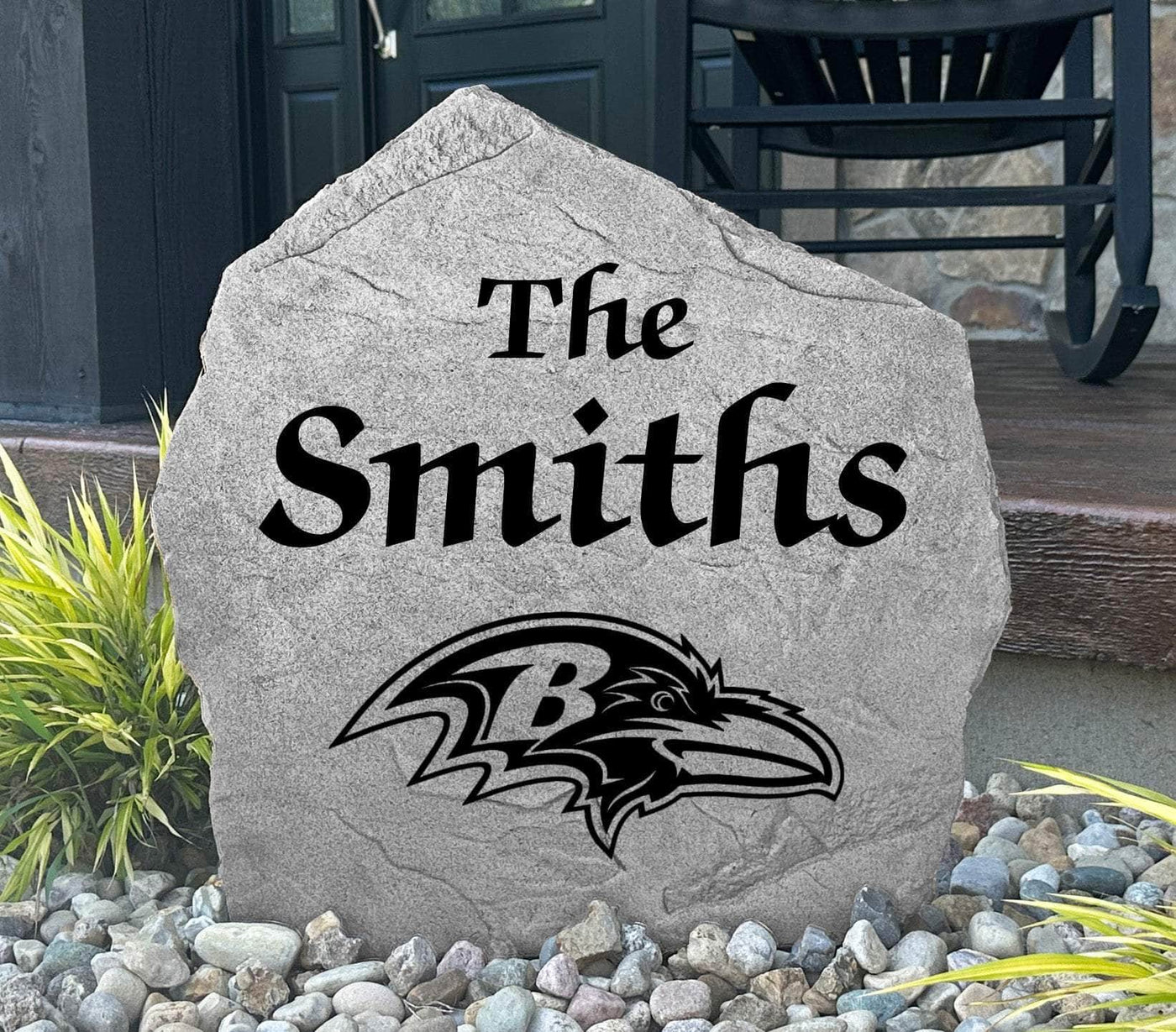 Baltimore Ravens Name Stone