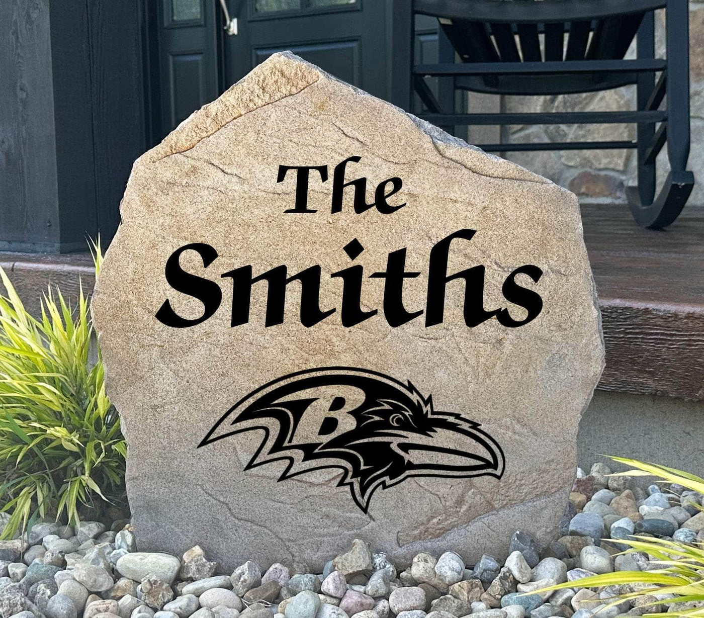 Baltimore Ravens Name Stone