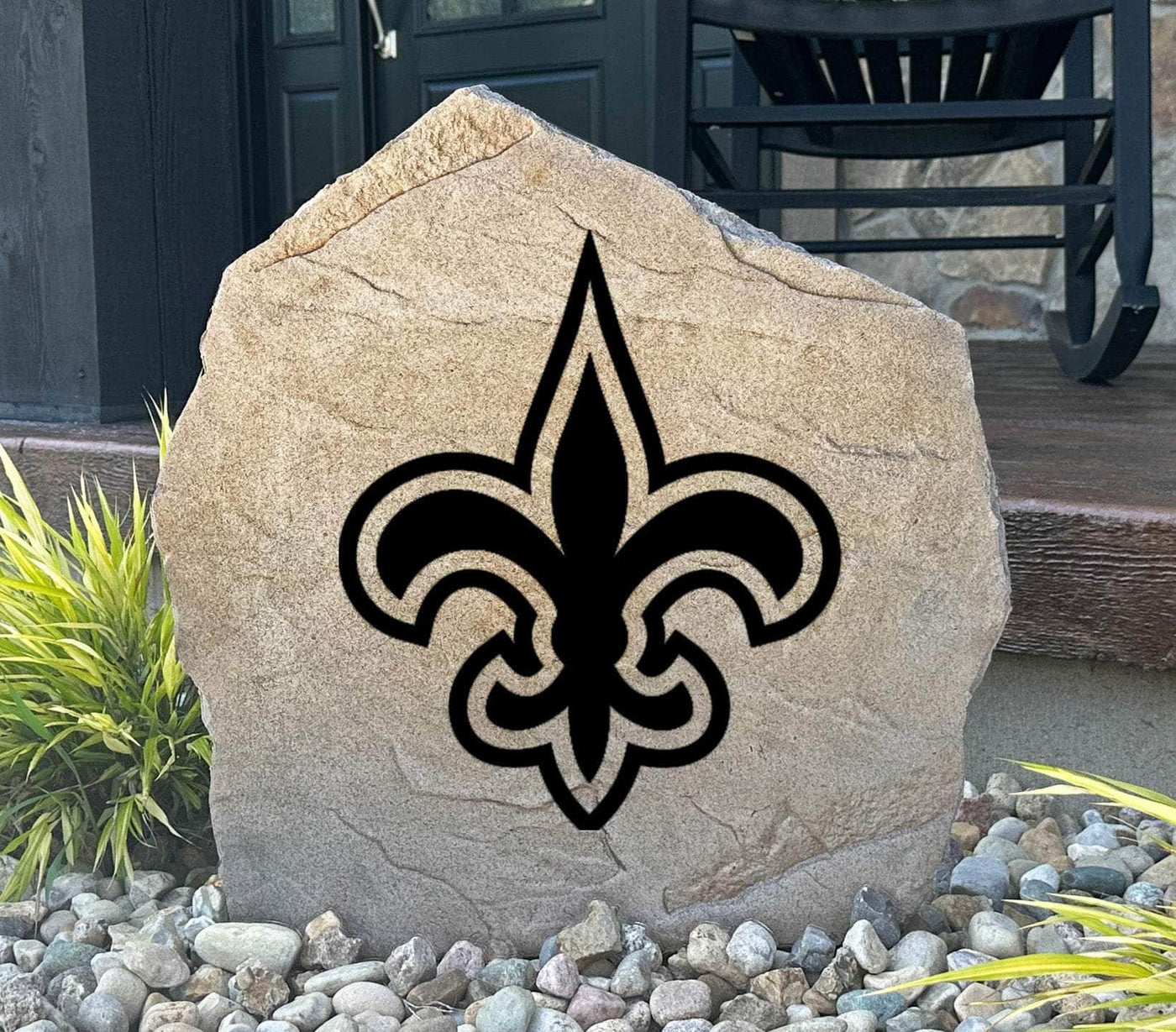 New Orleans Saints Logo Stone