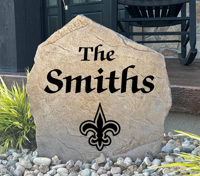 New Orleans Saints Name Stone