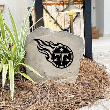 Engraved Tennessee Titans Logo Stone featuring the official team emblem, bringing football pride and timeless style to walkways, landscape beds, patios, and outdoor gathering areas.