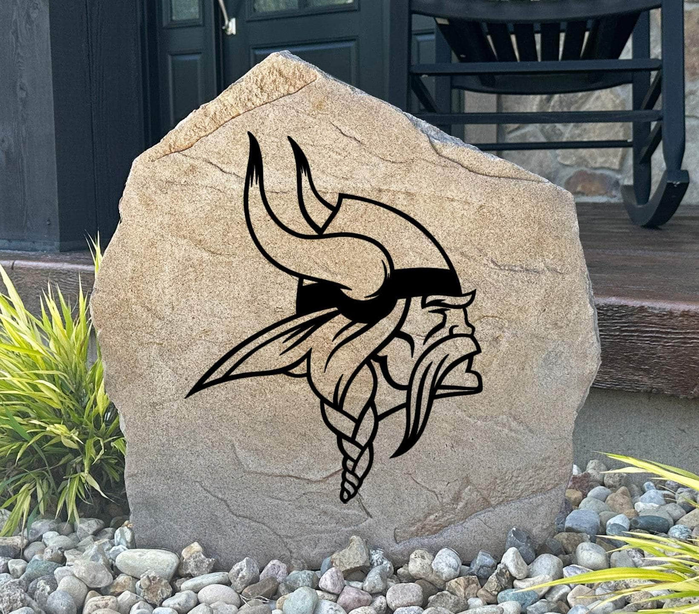 Minnesota Vikings Logo Stone