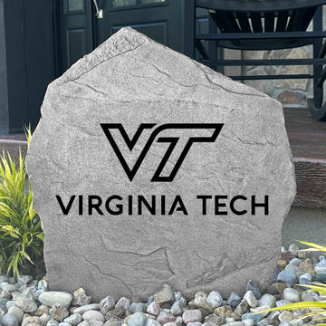 Celebrate your favorite college team with a Virginia Tech Logo Stone showcasing officially licensed Hokies artwork. Perfect for flower beds, outdoor living spaces, porches, and landscaped yards.