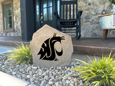 Washington State University Logo Stone