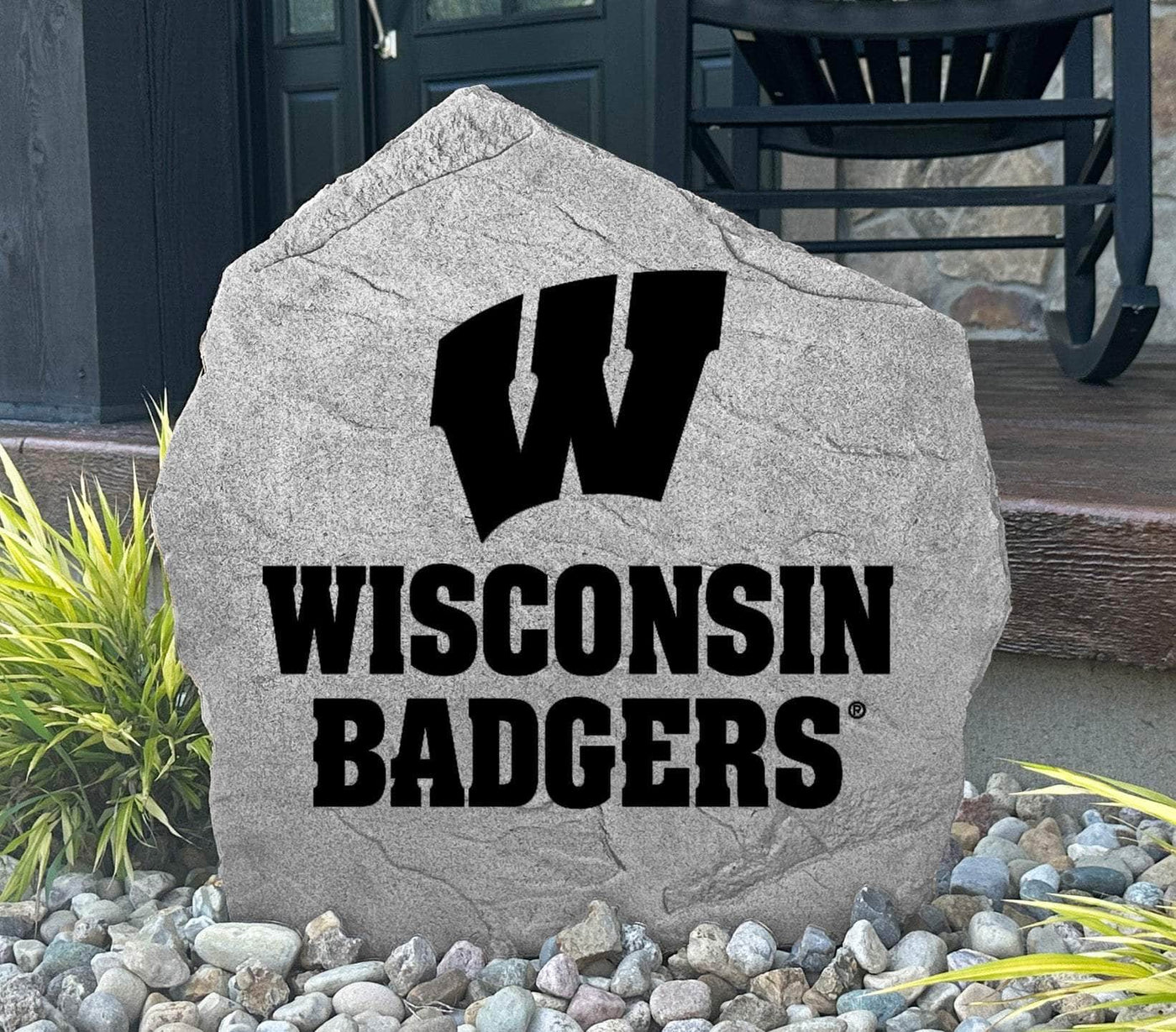 University Of Wisconsin Logo Stone