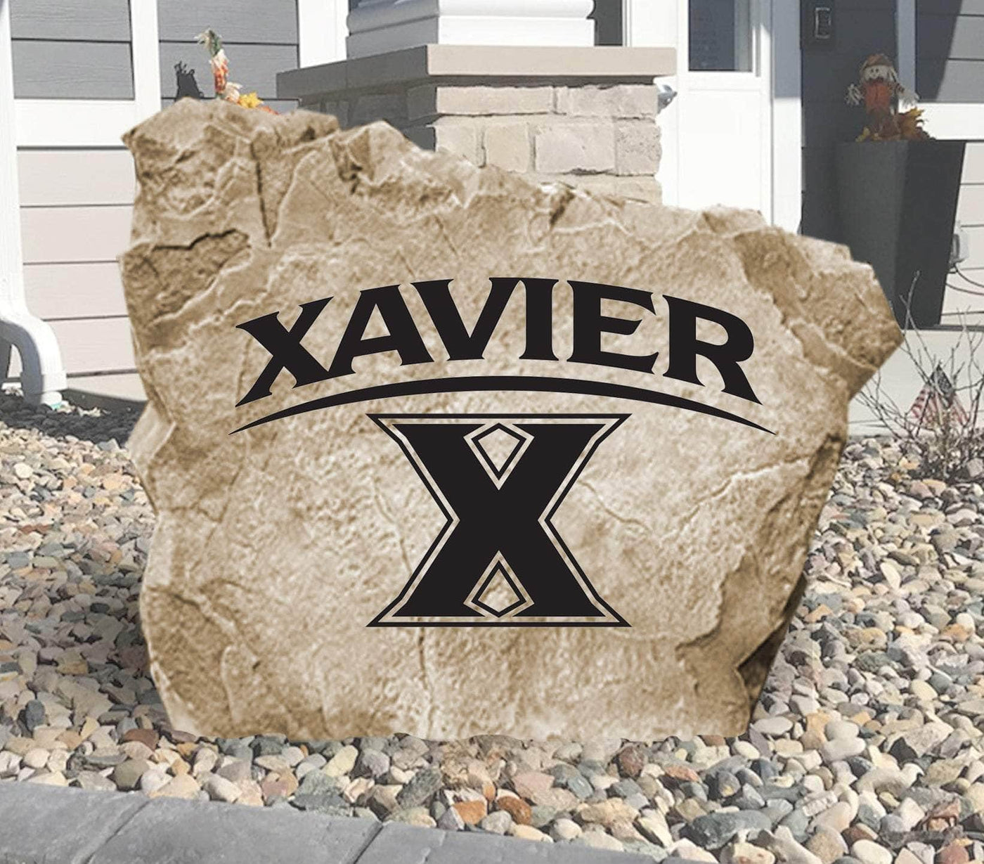 Xavier University Logo Stone