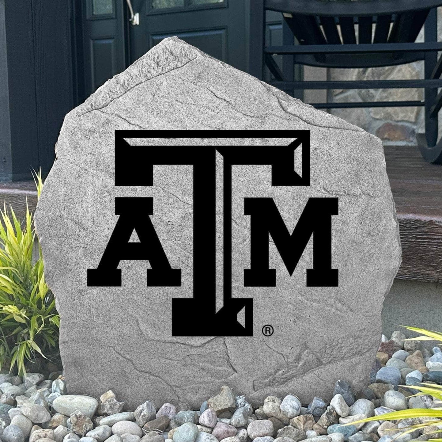 Show your Aggies pride with a handcrafted Texas A&M University Logo Stone featuring officially licensed collegiate artwork. Designed to enhance flower beds, entryways, backyard entertaining spaces, and outdoor living areas.