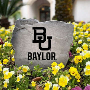 Officially licensed Baylor Bears Logo Stone handcrafted in the USA with detailed team engraving and weather-resistant durability. This decorative garden stone enhances landscape beds and outdoor spaces with lasting beauty and collegiate spirit.