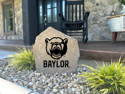 NCAA Baylor Bears stone for fans to showcase team pride in outdoor décor.