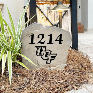 Custom University of Central Florida house number marker designed to enhance curb appeal while celebrating your favorite college team.
