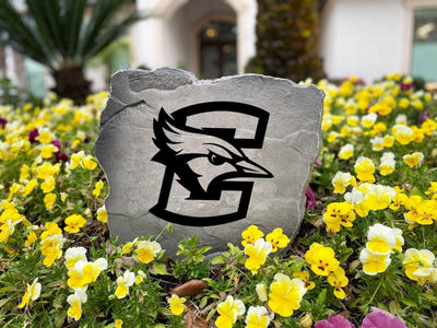 Personalized Creighton University logo stone proudly displayed outdoors