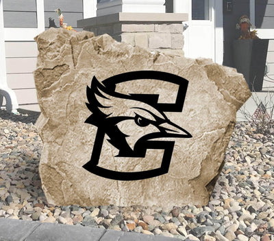 Creighton University logo stone for outdoor decorative landscaping

