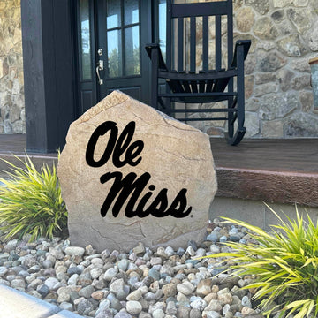 Searching for the perfect Ole Miss gift? This officially licensed University of Mississippi Logo Stone is an excellent choice for alumni, graduates, students, and passionate Rebels fans who love decorating their outdoor spaces.