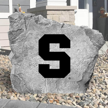 Syracuse Orange concrete logo plaque crafted from durable concrete, showcasing school pride with timeless outdoor style and premium craftsmanship.