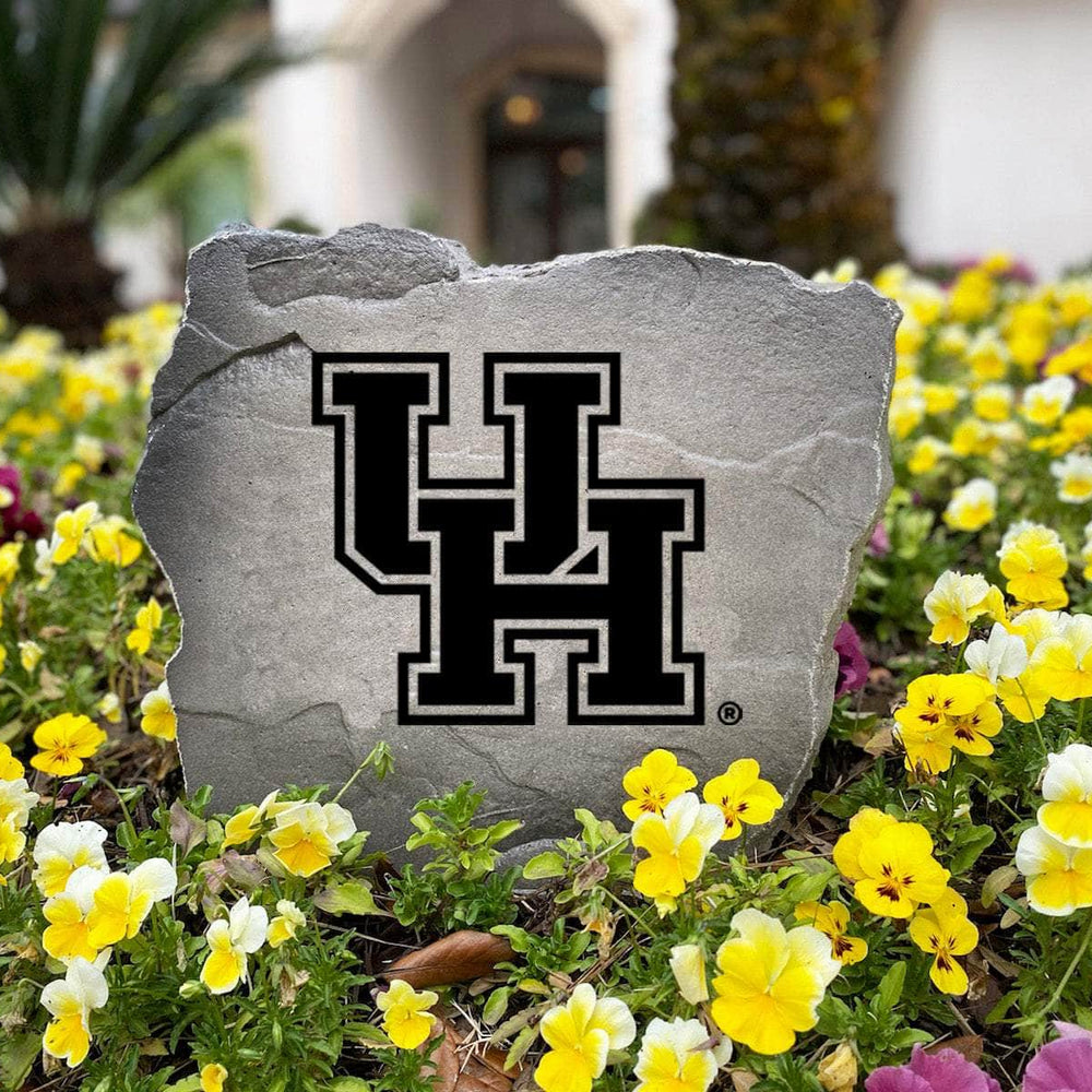 Outdoor rock showcasing the UH logo, ideal for alumni, students, or Cougar supporters.