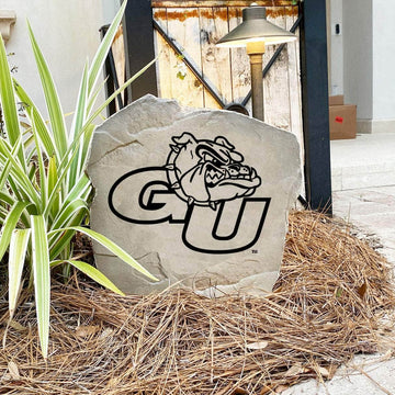 Gonzaga University outdoor logo marker designed to celebrate Bulldogs tradition while enhancing flower beds, walkways, front yards, and backyard gathering spaces.