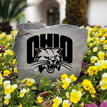 Premium Ohio University garden monument celebrating Bobcats tradition while enhancing curb appeal with authentic engraved craftsmanship.