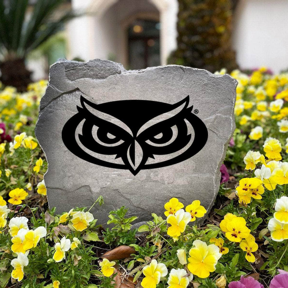 Premium Florida Atlantic University garden monument featuring precision engraving that brings authentic Owls spirit to any residential outdoor setting.