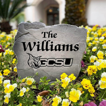 Premium Georgia College surname landscape stone personalized for alumni, graduates, and devoted supporters looking to add a unique touch to their property.