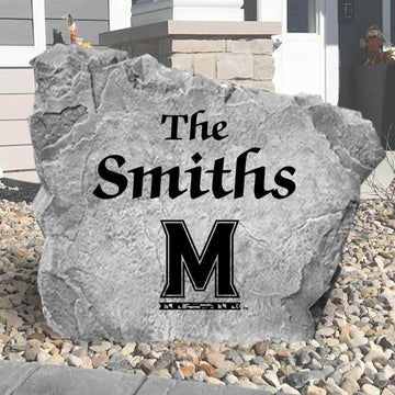 Officially licensed Maryland Terrapins name plaque crafted from durable concrete to showcase your family with lasting collegiate style.