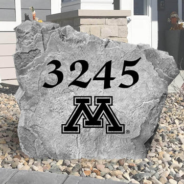 Welcome guests in true Gophers style with a custom engraved University of Minnesota Address Stone. Designed to stand out in front landscapes, garden beds, driveways, and home entryways.