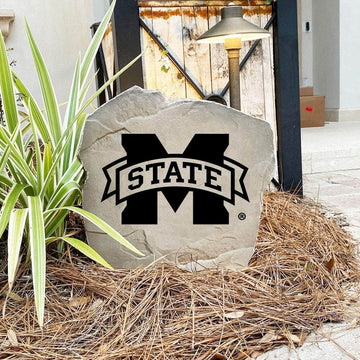 Mississippi State University outdoor logo marker designed to honor Bulldogs tradition while creating a bold focal point in any residential landscape.