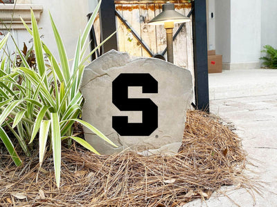 Syracuse University logo rock for garden or entryway
