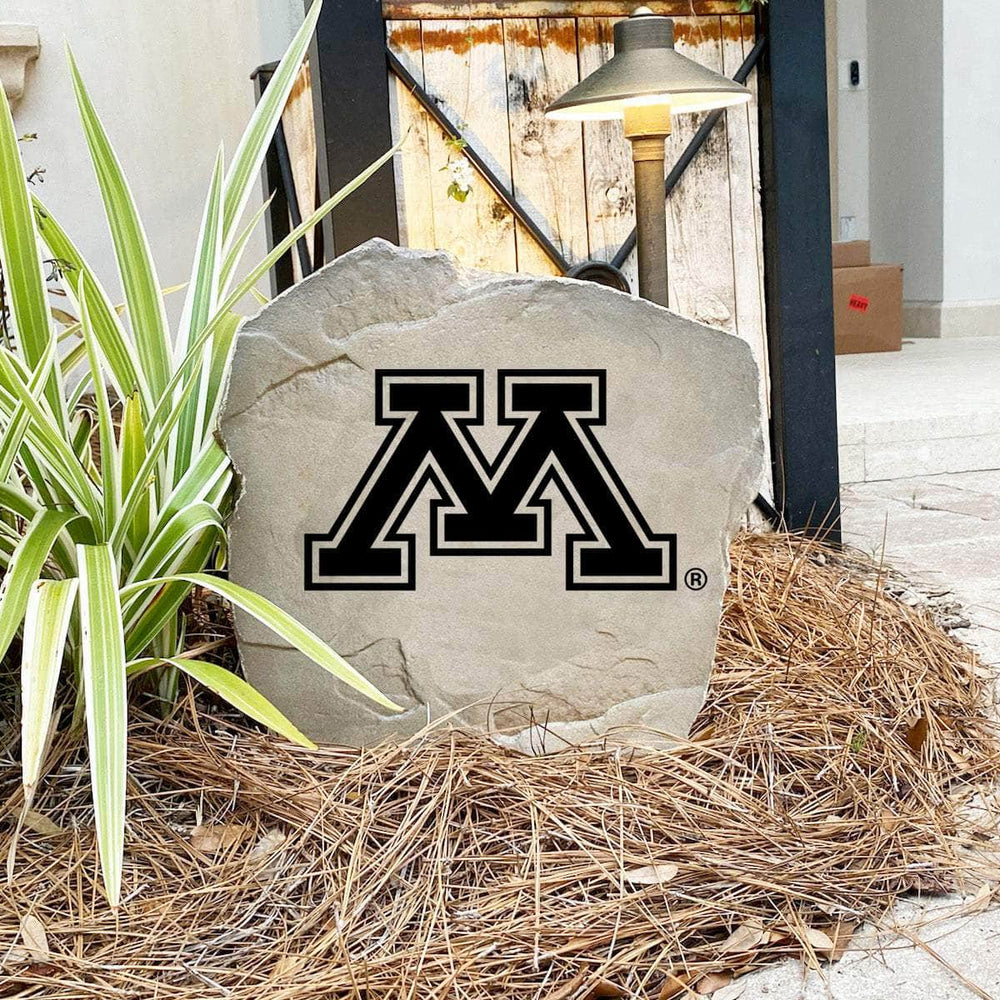 University of Minnesota outdoor logo marker built from durable concrete, creating a timeless landscape tribute for alumni and devoted Gophers fans.