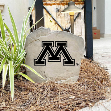 University of Minnesota outdoor logo marker built from durable concrete, creating a timeless landscape tribute for alumni and devoted Gophers fans.