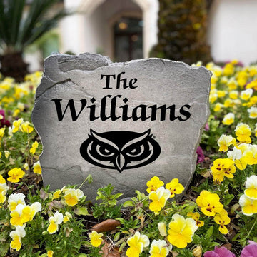 Premium Florida Atlantic University name monument combining expert craftsmanship with personalized engraving to create a striking focal point for any residential landscape.