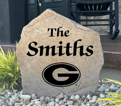 Georgia Bulldogs name stone featuring "The Smiths" and UGA logo