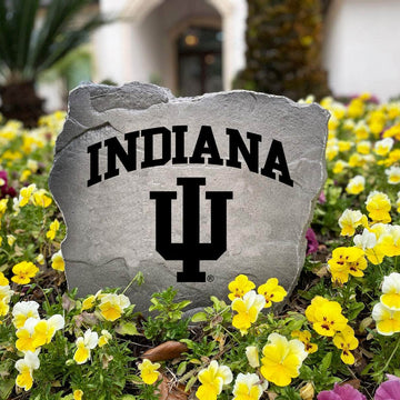 Officially licensed Indiana Hoosiers Logo Stone handcrafted in the USA with detailed team engraving and weather-resistant durability. This decorative garden stone enhances outdoor spaces with lasting beauty and collegiate spirit.