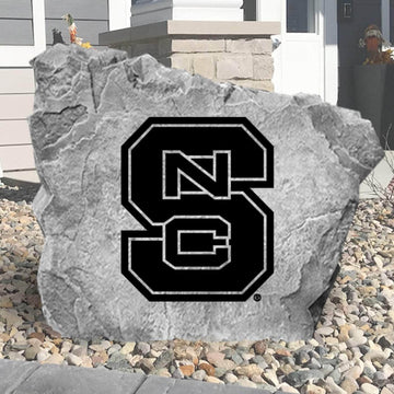 Celebrate your favorite college team with a North Carolina State University Logo Stone showcasing officially licensed Wolfpack artwork. Perfect for flower beds, outdoor living spaces, porches, and landscaped yards.