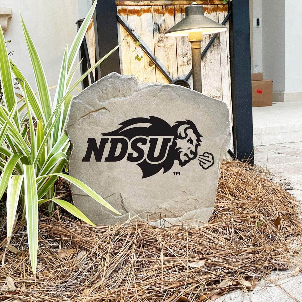 Premium NDSU outdoor logo marker built from durable concrete, creating a timeless landscape tribute for alumni and devoted Bison fans.