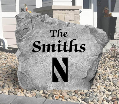 Wildcats personalized name rock for garden or entryway décor