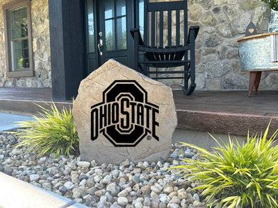 Personalized Ohio State rock for front porch décor