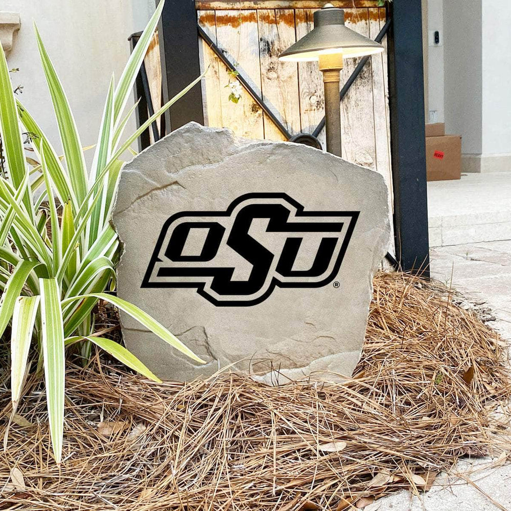 University of Oklahoma State outdoor logo marker built from durable concrete, creating a timeless tribute for dedicated Cowboys fans and alumni.