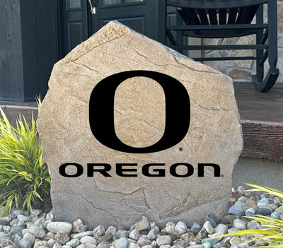 University of Oregon logo stone for outdoor landscaping decor