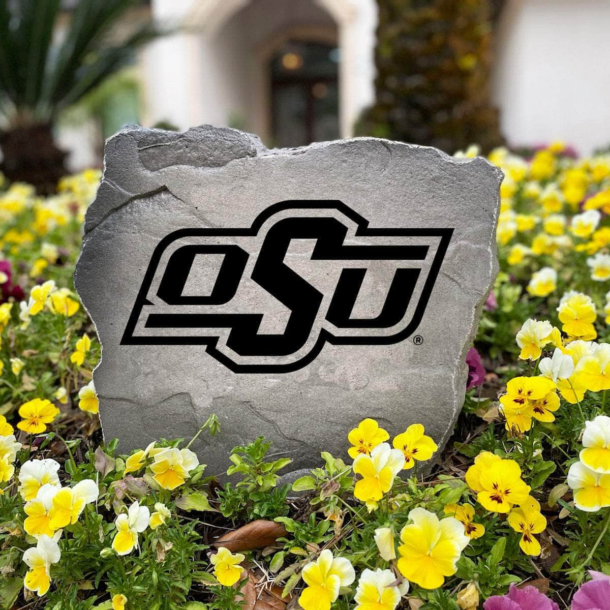 Premium Oklahoma State University garden monument designed to celebrate Cowboys tradition while adding collegiate character to your home's curb appeal.