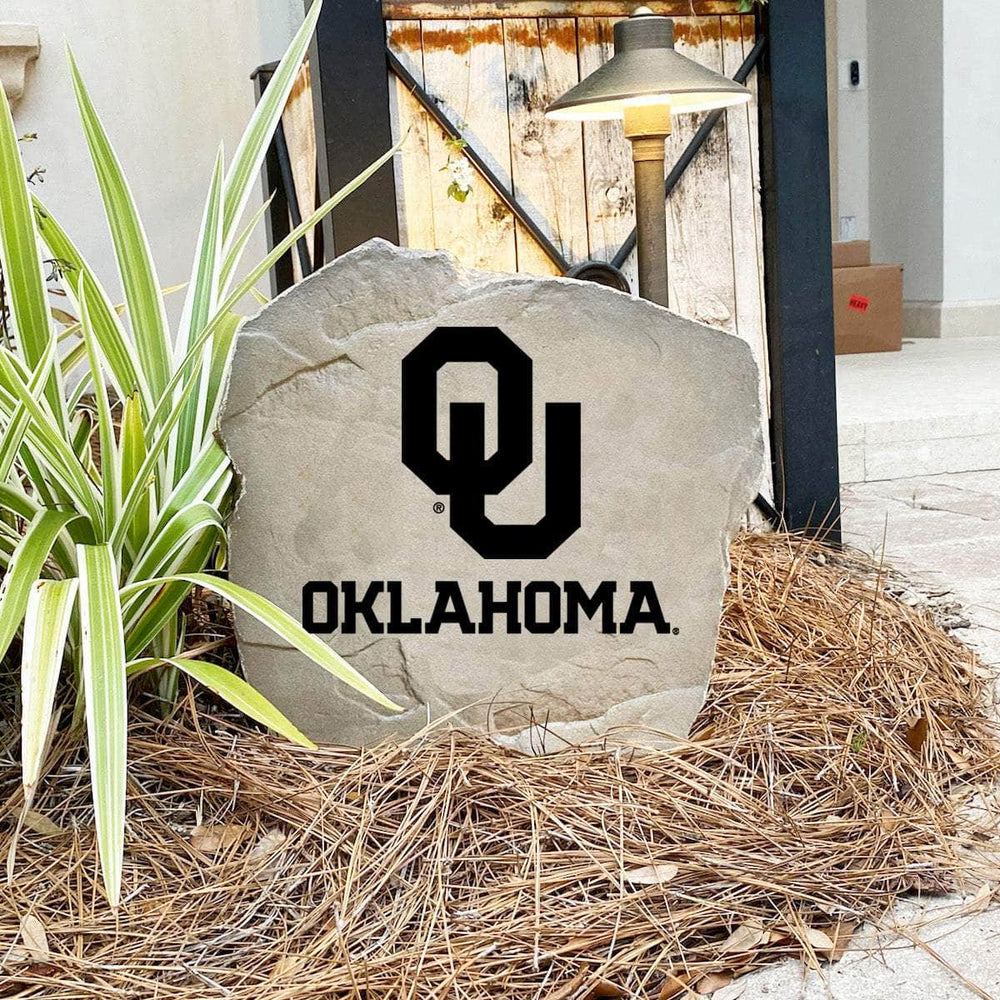 Made in the USA, this University of Oklahoma Logo Stone is precision engraved for exceptional detail and built to withstand the elements. Available in Sandstone and Greystone finishes to complement any landscape.