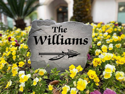 Decorative name stone featuring Florida State Seminoles logo