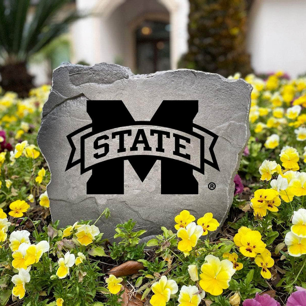 Premium Mississippi State University garden monument featuring precision engraving that celebrates Bulldogs pride with exceptional outdoor craftsmanship.