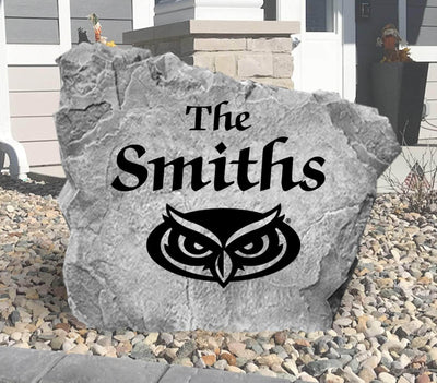 Custom FAU name rock with personalized engraving