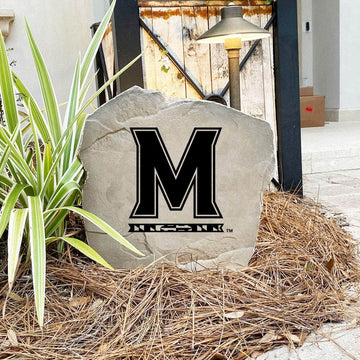 University of Maryland outdoor logo plaque crafted to create a bold collegiate focal point for walkways, flower beds, and backyard entertaining spaces.