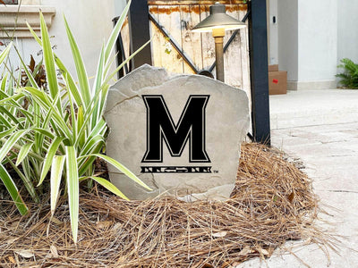 Durable Maryland logo rock with engraved logo for garden or yard signage.