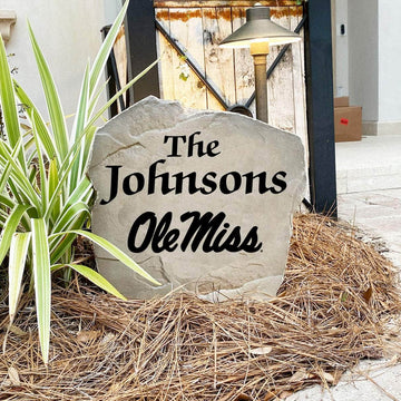 Handcrafted in the USA, the University of Mississippi Name Stone is deeply engraved for exceptional detail and built to withstand the elements. Available in Sandstone and Greystone finishes.