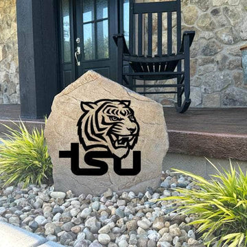 Authentic Tennessee State University logo landscape stone designed to showcase Tigers pride with a weather-resistant engraved finish built to last.