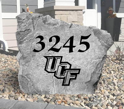 Custom UCF Knights address stone for proud Central Florida fans